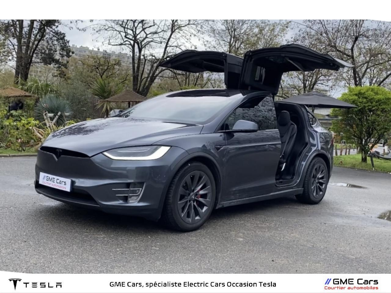 TESLA Model X 90D - Supercharger Gratuit 6 places FSD France